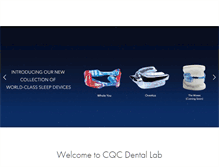 Tablet Screenshot of cqcdentallab.com